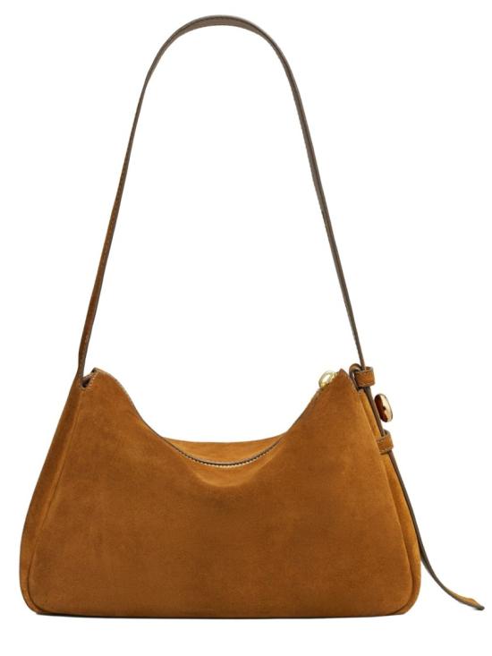 26SS 토리버치 로미 스웨이드 숄더백 177365 200 Orange - TORY BURCH
