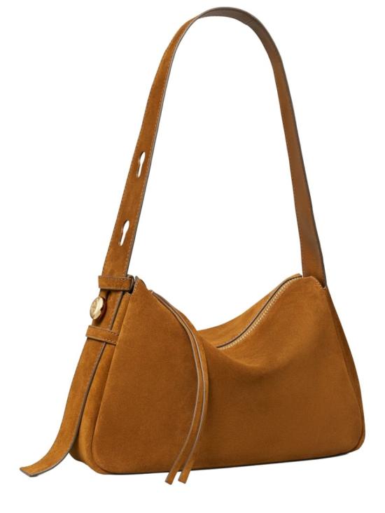 26SS 토리버치 로미 스웨이드 숄더백 177365 200 Orange - TORY BURCH