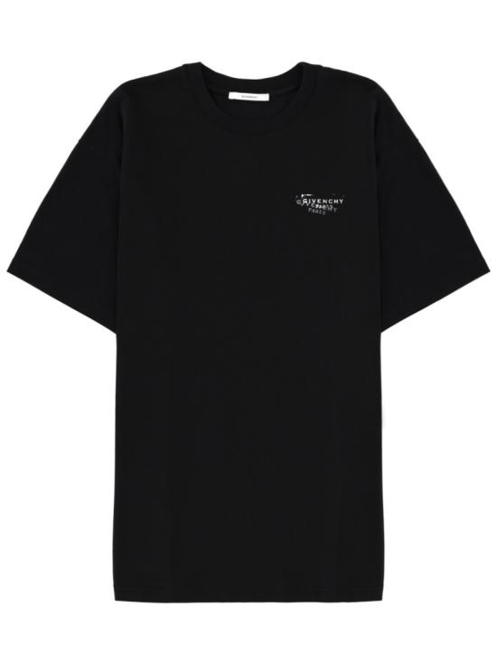  지방시 반팔 티셔츠 BM71NK3YSA 001 Black