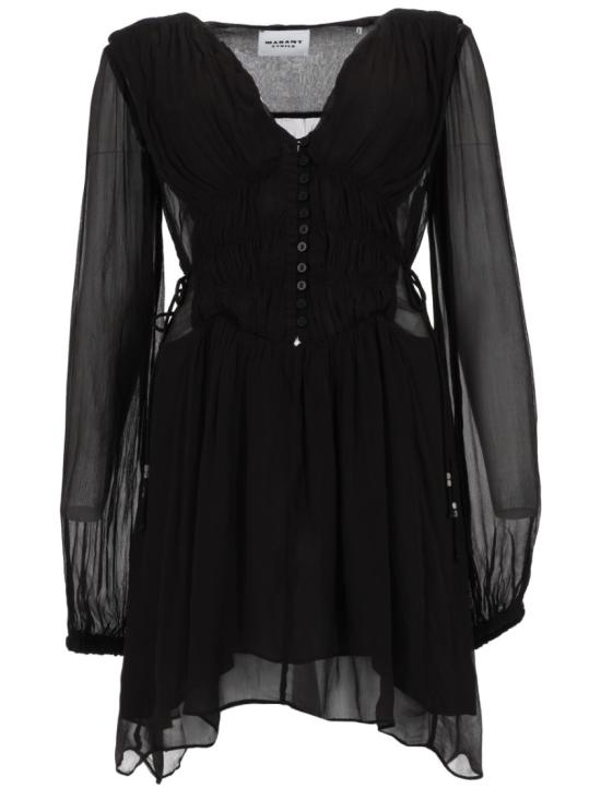 26SS 이자벨마랑에뚜왈 미디 원피스 RO0969FA D1J08E01BK Black