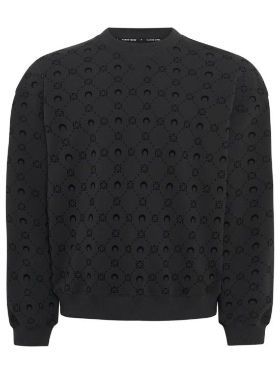 25FW 마린세르 긴팔 티셔츠 UST022A CJER0089BK99 Black