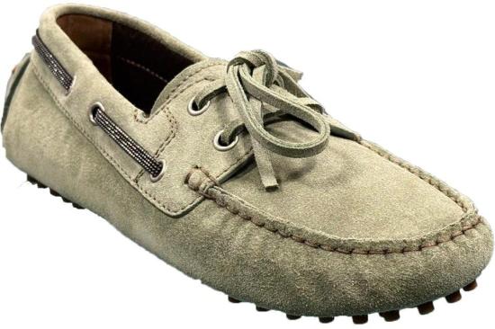  브루넬로 쿠치넬리 로퍼 MZSFG2685TZEREC9111 GREEN - BRUNELLO CUCINELLI
