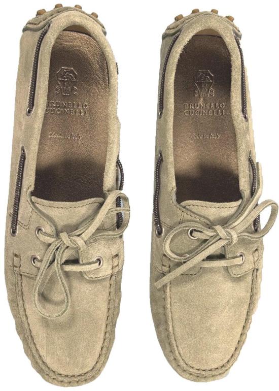  브루넬로 쿠치넬리 로퍼 MZSFG2685TZEREC9111 GREEN - BRUNELLO CUCINELLI