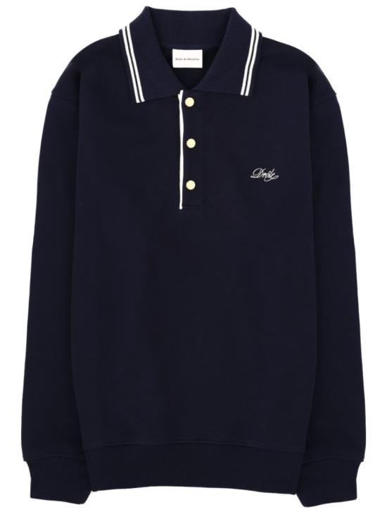 26SS 드롤드무슈 폴로 티셔츠 PL132 CO127NAVY Black