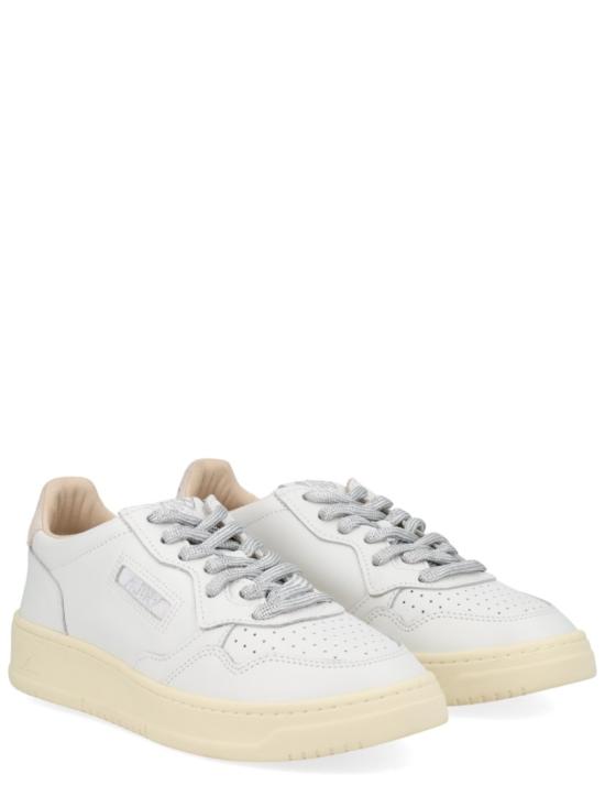 26SS 오트리 메달리스트 로우 레더 스니커즈 AULW SW02 White - AUTRY