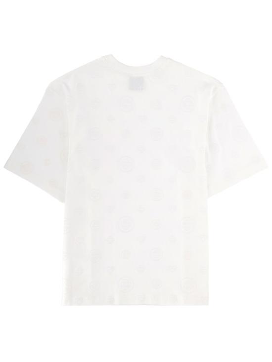 26SS 카사블랑카 반팔 티셔츠 M SP26 JTS 044 05APPLIQUEMONOGRAM White - CASABLANCA