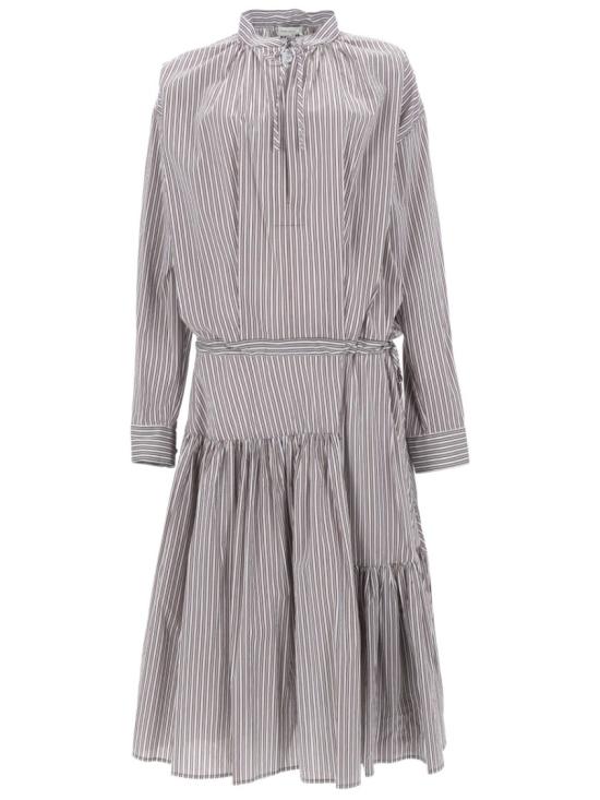 26SS 드리스 반 노튼 미디 원피스 011050 3132703 Grey