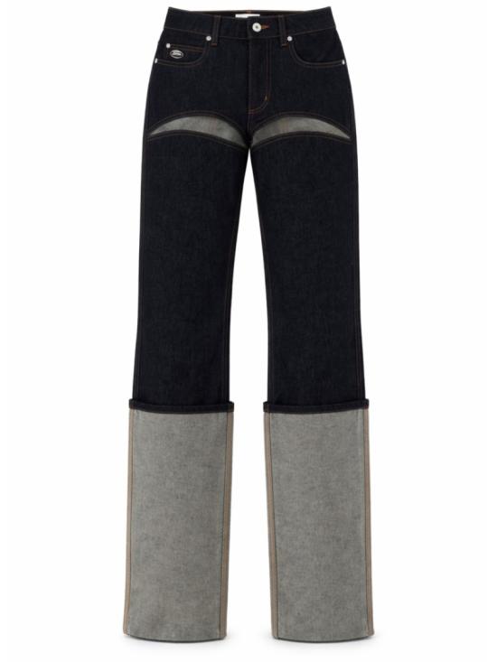 26SS 장 폴 고티에 데님 팬츠 TR046 D02455 Black