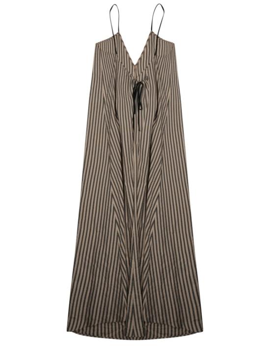 26SS 알리지 롱 원피스 116372 P6227PELLE Brown - ALYSI