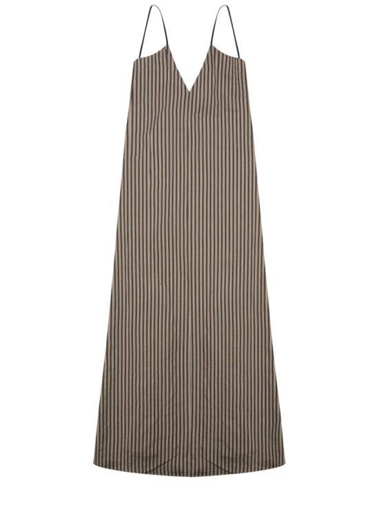 26SS 알리지 롱 원피스 116372 P6227PELLE Brown