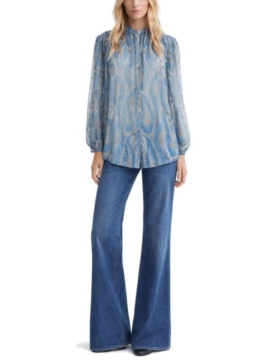 26SS 에트로 블라우스 WRIA0048 99SA1O2X0809 Blue - ETRO