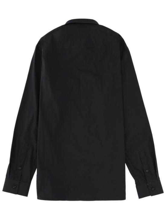  버버리 스트레치 코튼 셔츠 8071799 A1189 Black - BURBERRY
