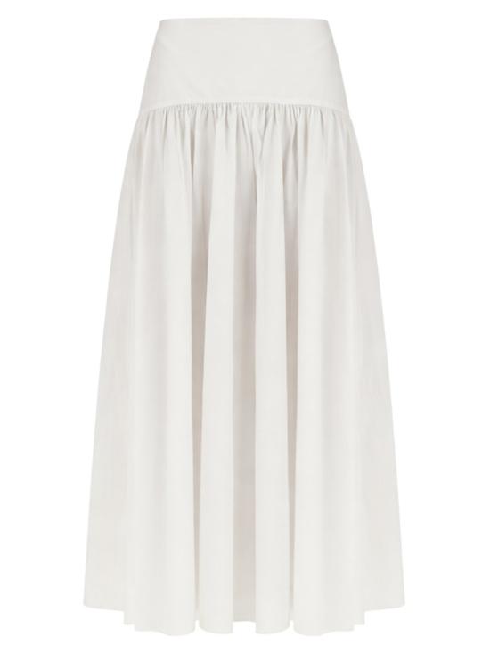  스타우드 롱 스커트 R24P6141PO WHT White