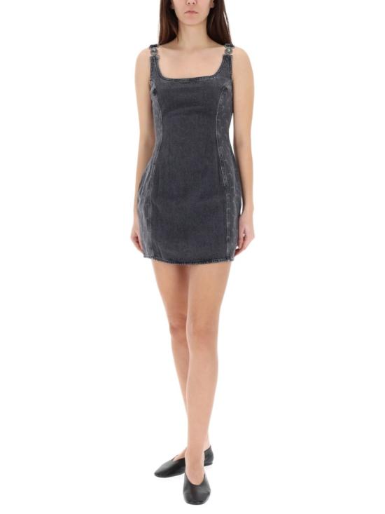 25FW 마린세르 숏 원피스 WDR403A CDEN0006GR90 Black - MARINE SERRE