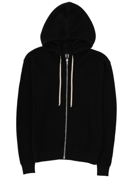 26SS 릭 오웬스 후드 티셔츠 RU01F2614 KWVH09 Black