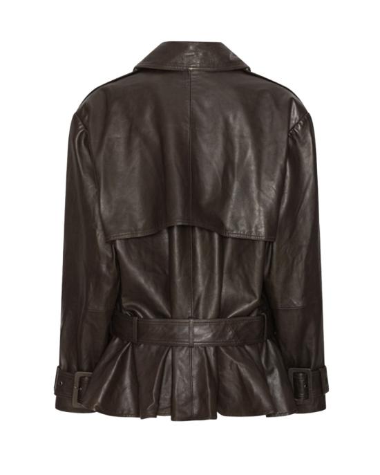 26FW 로테이트 가죽 자켓 8934276 Brown - ROTATE
