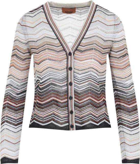  미소니 가디건 DS26SM0GBK01H9SM9ZVREDBEIGETONES DIVERS - MISSONI