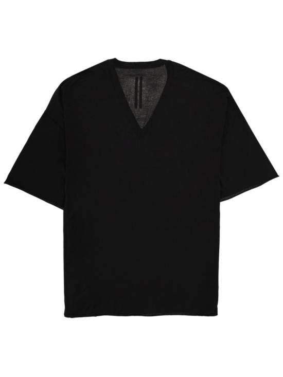 26SS 릭 오웬스 반팔 티셔츠 RR01F2279 BH09 Black - RICK OWENS