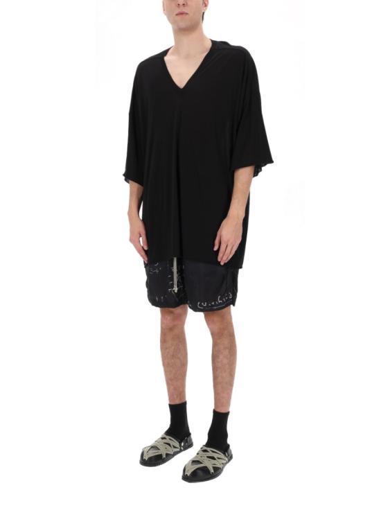 26SS 릭 오웬스 반팔 티셔츠 RR01F2279 BH09 Black - RICK OWENS