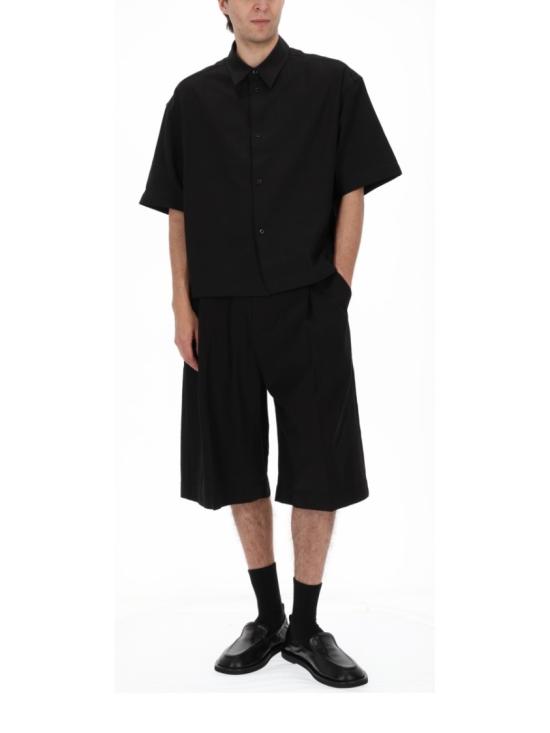26SS 스튜디오 니콜슨 반팔 셔츠 SANKOSNM 1267 BLACK Black - STUDIO NICHOLSON