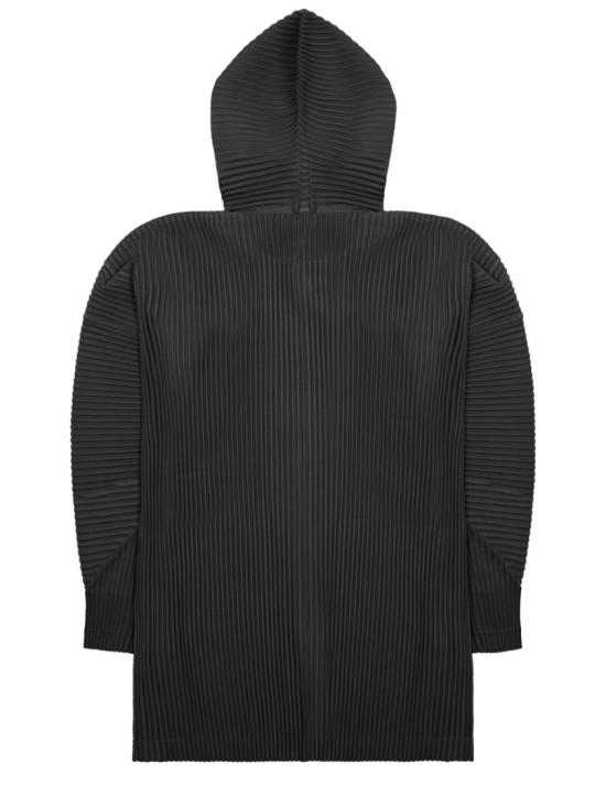  옴므 플리세 이세이 미야케 후드 티셔츠 HP66JC021 15 Black - HOMME PLISSE' ISSEY MIYAKE