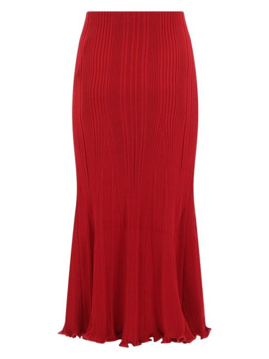 26SS 셀프 포트레이트 롱 스커트 RS26 555MSK R RED Red - SELF PORTRAIT