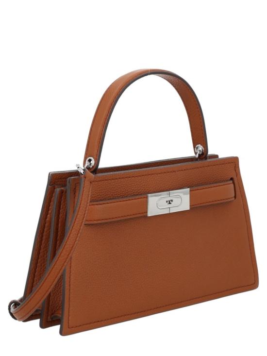 26SS 토리버치 리 라지윌 미니 탑 핸들백 175603 200 Brown - TORY BURCH