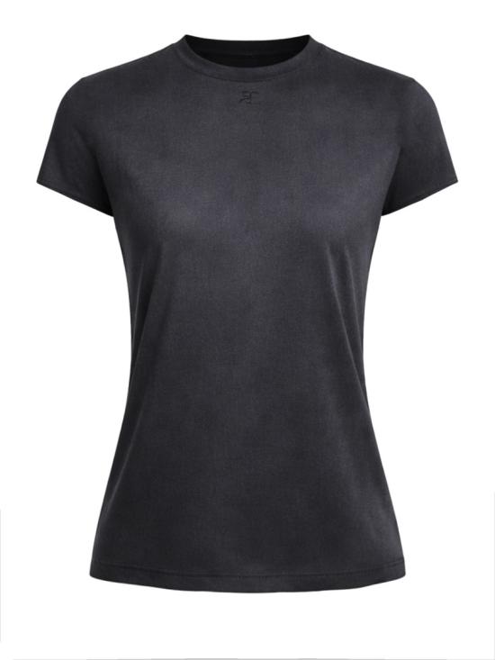  쿠레쥬 솔라리지드 오버사이즈 티셔츠 126JTS238 JS02739999 Black