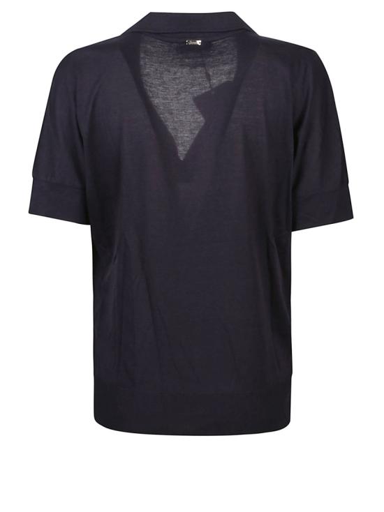 26SS 에르노 탑 JPL00113D520569200 Black - HERNO