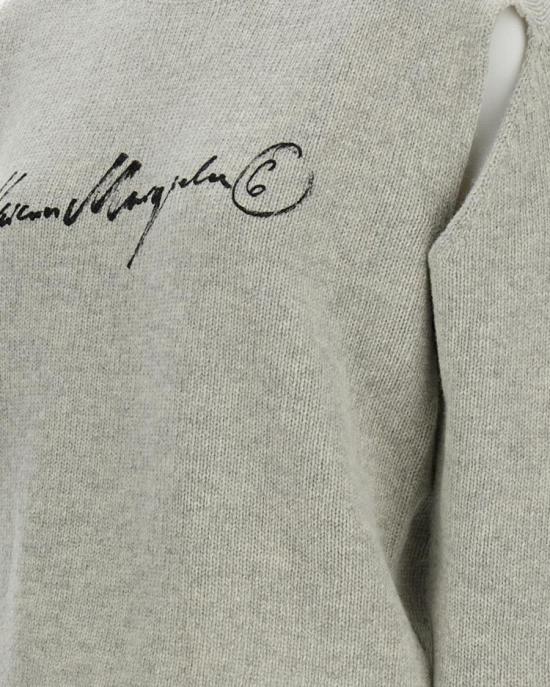 26FW MM6 메종마르지엘라 스웨터 6110455 Grey - MM6 MAISON MARGIELA