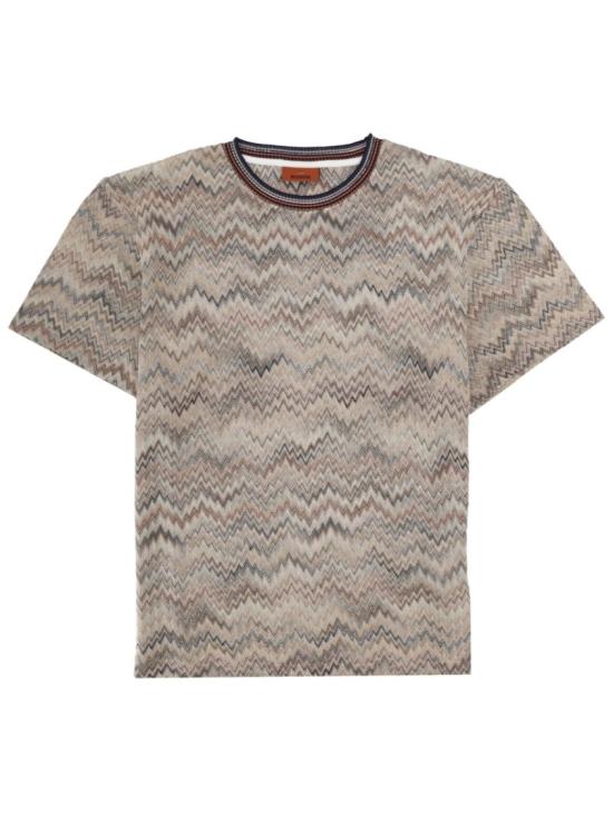 26SS 미소니 반팔 티셔츠 US26SL06 BR014NS01JZ Grey