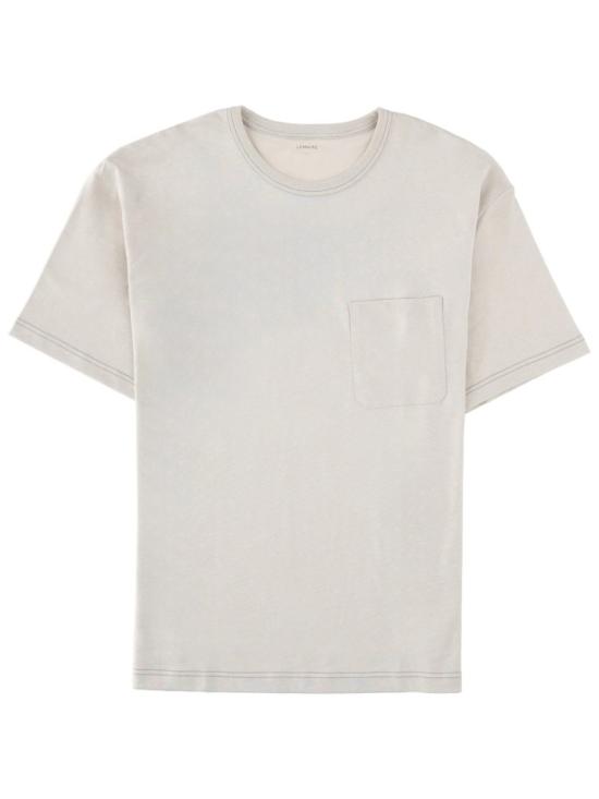 26SS 르메르 박시 저지 숏 슬리브 티셔츠 TS0010 LJ1010WH007 White