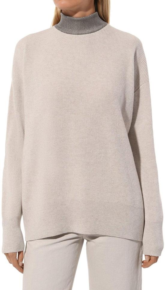 25FW 브루넬로 쿠치넬리 긴팔 티셔츠 M12191114T2000C9610 BEIGE - BRUNELLO CUCINELLI