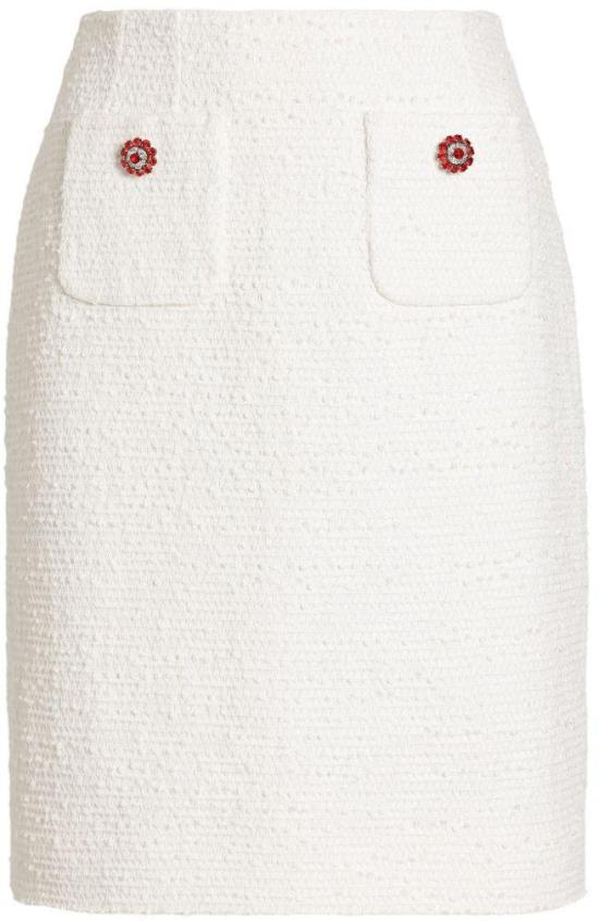26FW 돌체앤가바나 숏 스커트 F4DE9ZHUMW9W0001 WHITE - DOLCE & GABBANA
