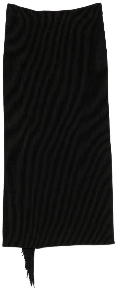 26FW 엠포리오 아르마니 롱 스커트 EW004681AF29173UC001 BLACK - EMPORIO ARMANI