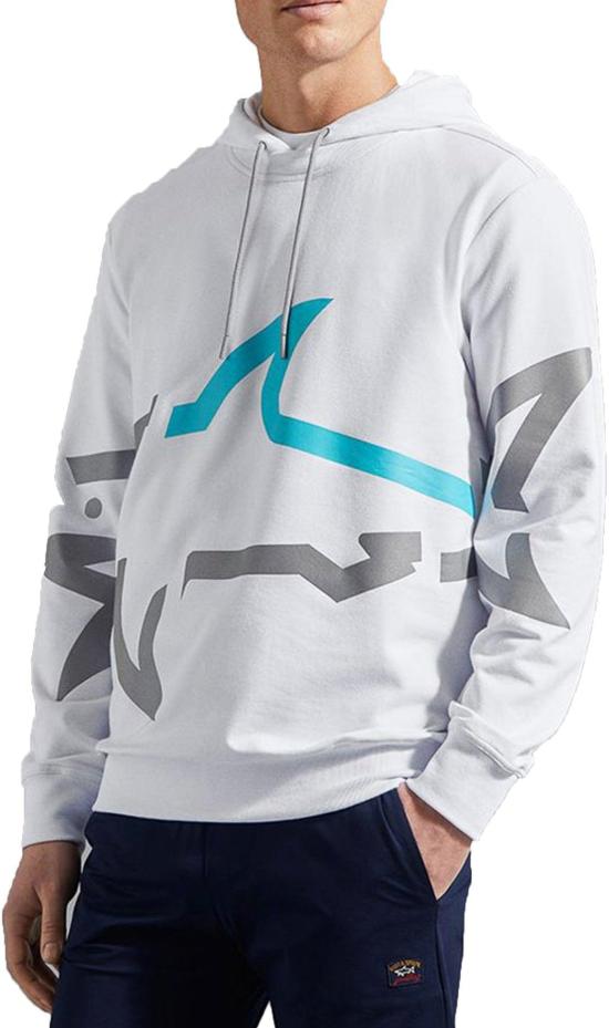 25FW 폴앤샤크 후드 티셔츠 23411841010 WHITE - PAUL & SHARK