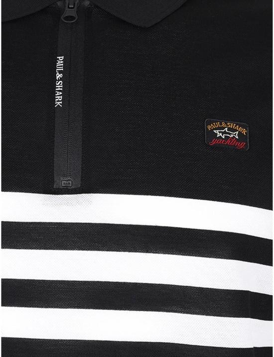  폴앤샤크 폴로 티셔츠 23411285245 BLACK - PAUL & SHARK