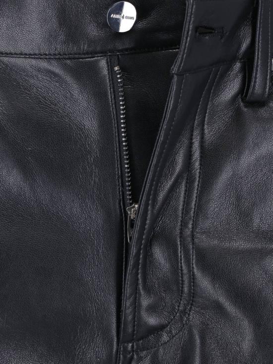 26FW 애니빙 가죽 팬츠 A 03 10307 BLK26 BLACK RECYCLED LEATHER Black - ANINE BING