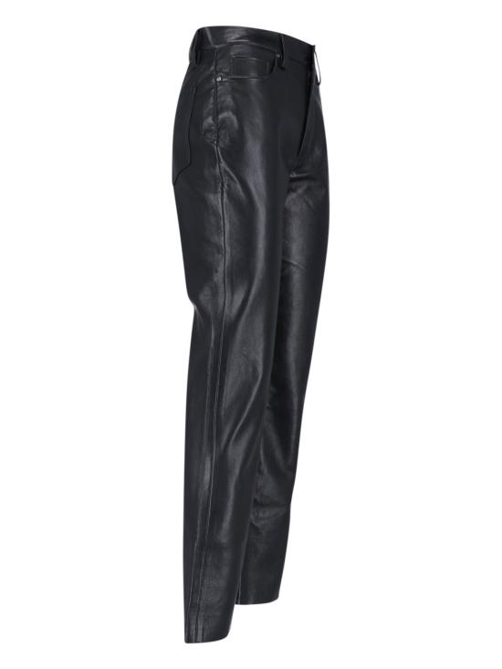 26FW 애니빙 가죽 팬츠 A 03 10307 BLK26 BLACK RECYCLED LEATHER Black - ANINE BING