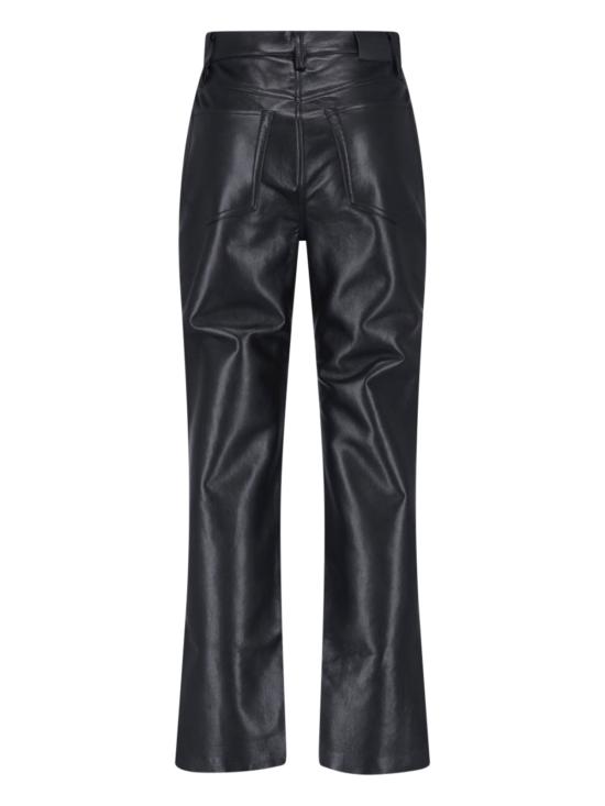 26FW 애니빙 가죽 팬츠 A 03 10307 BLK26 BLACK RECYCLED LEATHER Black - ANINE BING