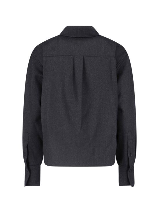 26FW 빅토리아 베컴 셔츠 1326WSH007474F DARK GREY MELANGE - VICTORIA BECKHAM