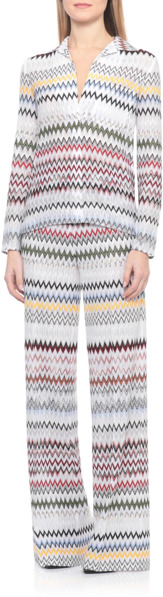 26SS 미소니 블라우스 8053147676234 WHITE - MISSONI