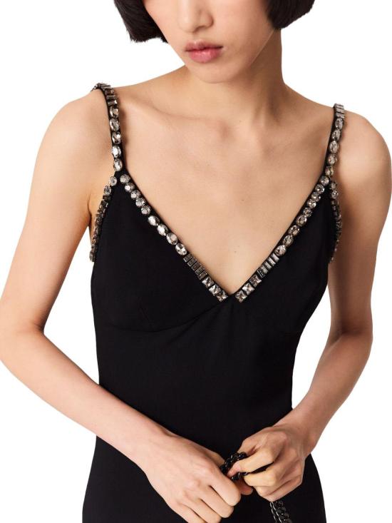 26FW 스텔라 맥카트니 롱 원피스 6A07273IU3031000 BLACK - STELLA MCCARTNEY