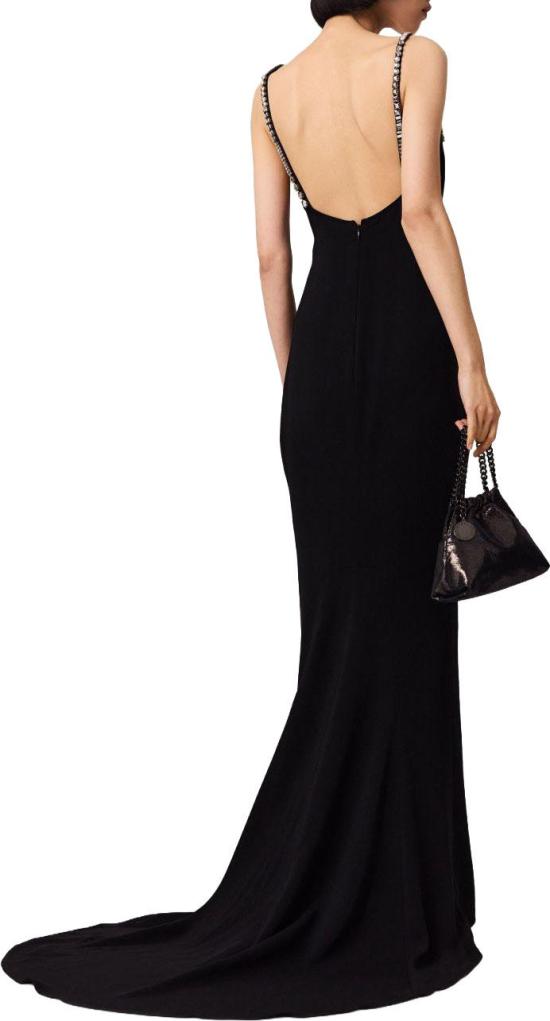26FW 스텔라 맥카트니 롱 원피스 6A07273IU3031000 BLACK - STELLA MCCARTNEY