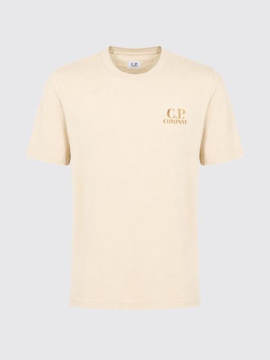 26SS 씨피 컴퍼니 반팔 티셔츠 20CMTS143A110579W 114 Beige - C.P. COMPANY
