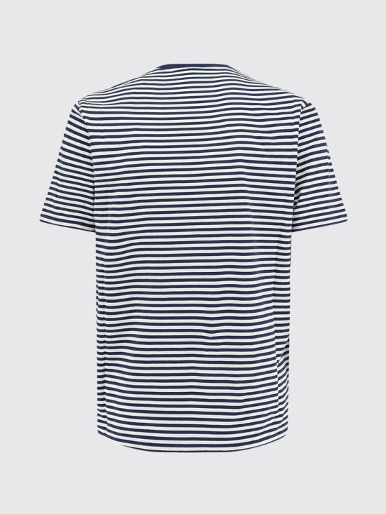 26SS 세인트바쓰 반팔 티셔츠 POT0007 02370L Gnawed Blue - MC2 SAINT BARTH