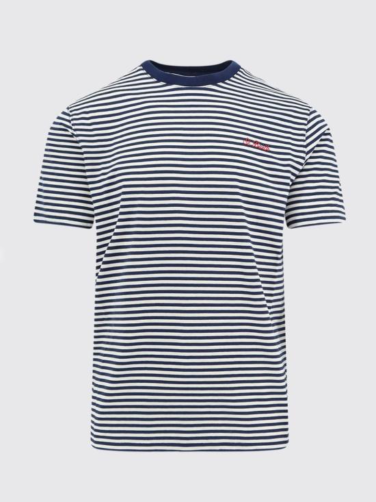 26SS 세인트바쓰 반팔 티셔츠 POT0007 02370L Gnawed Blue - MC2 SAINT BARTH