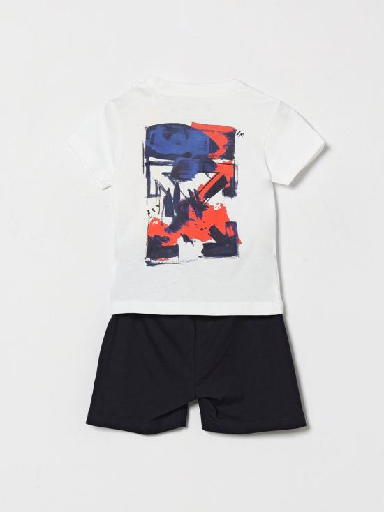 26SS [키즈] 오프화이트 오버롤 OB2X007S26JER002 100 White - OFF WHITE