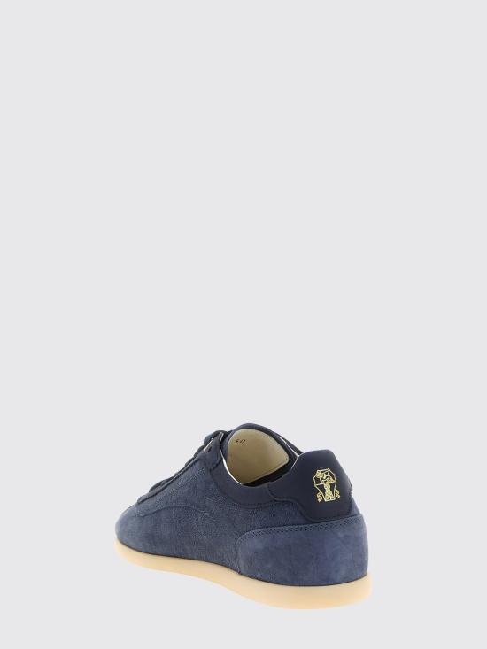 26SS 브루넬로 쿠치넬리 스니커즈 MZUIEDD337 CEM89 Blue - BRUNELLO CUCINELLI