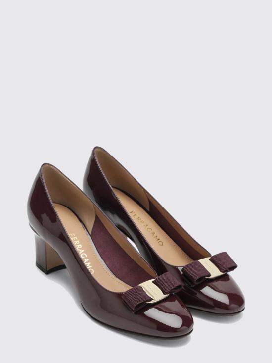 26SS 살바토레 페라가모 힐/펌프스 7907611 PB Plum - SALVATORE FERRAGAMO